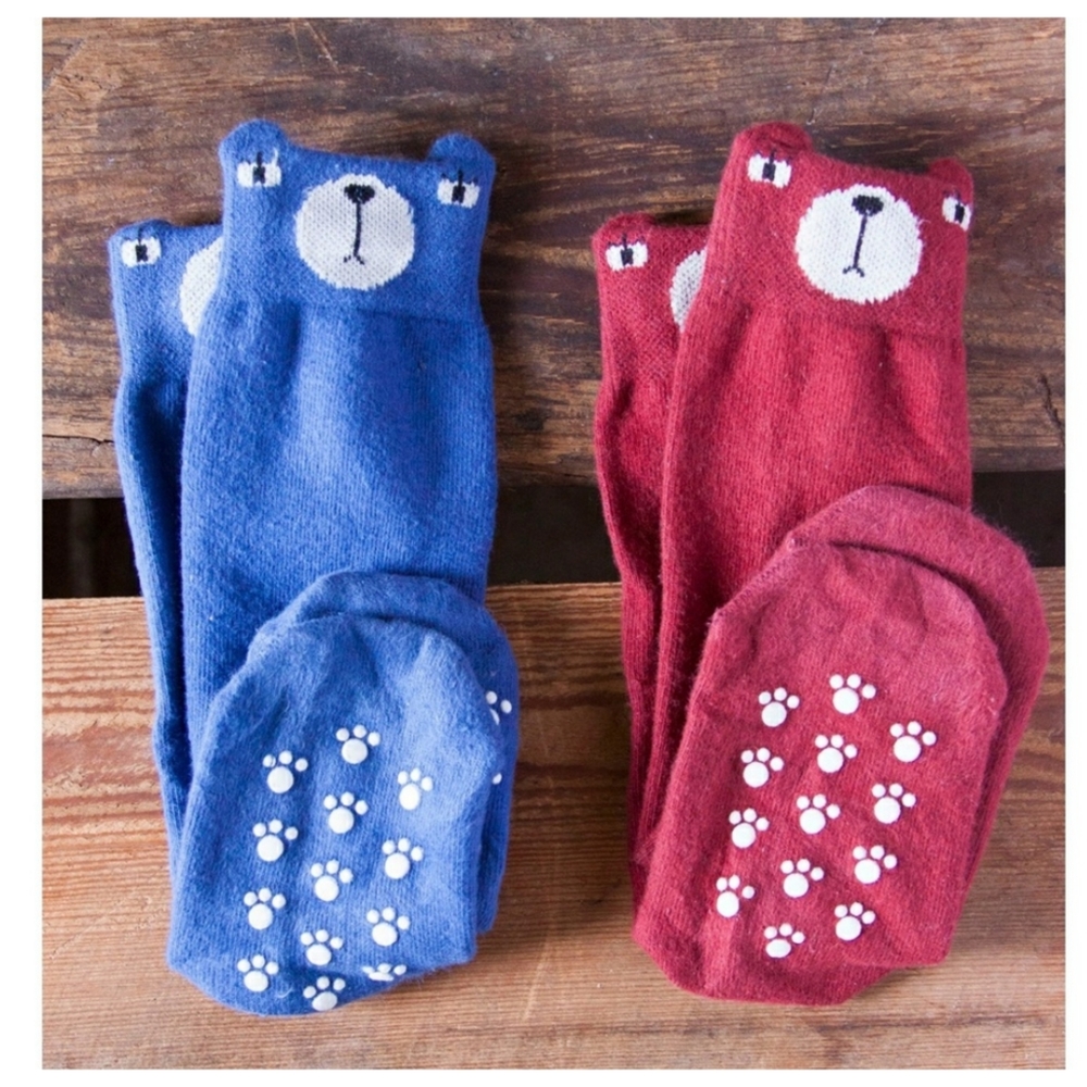 EUC Toddler Bear Knee Socks - Picture 1 of 3